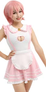 MEOWCOS - Conjunto de lencería para mujer, color rosa, Rosa., M Cover