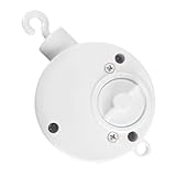 LALAFINA シンプルな巻き上げ式ベビーベル 音楽付きベビーベッド吊りおもちゃ ちゃんの発育促進 軽量で扱いやすい乳児用音楽ボックス