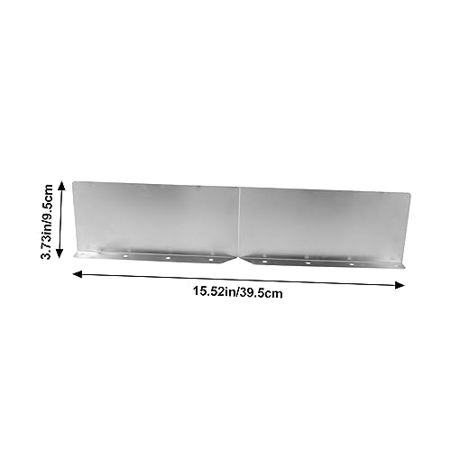 Veemoon Protector de Salpicaduras de Aluminio Curvo para Techos y Esquinas 3