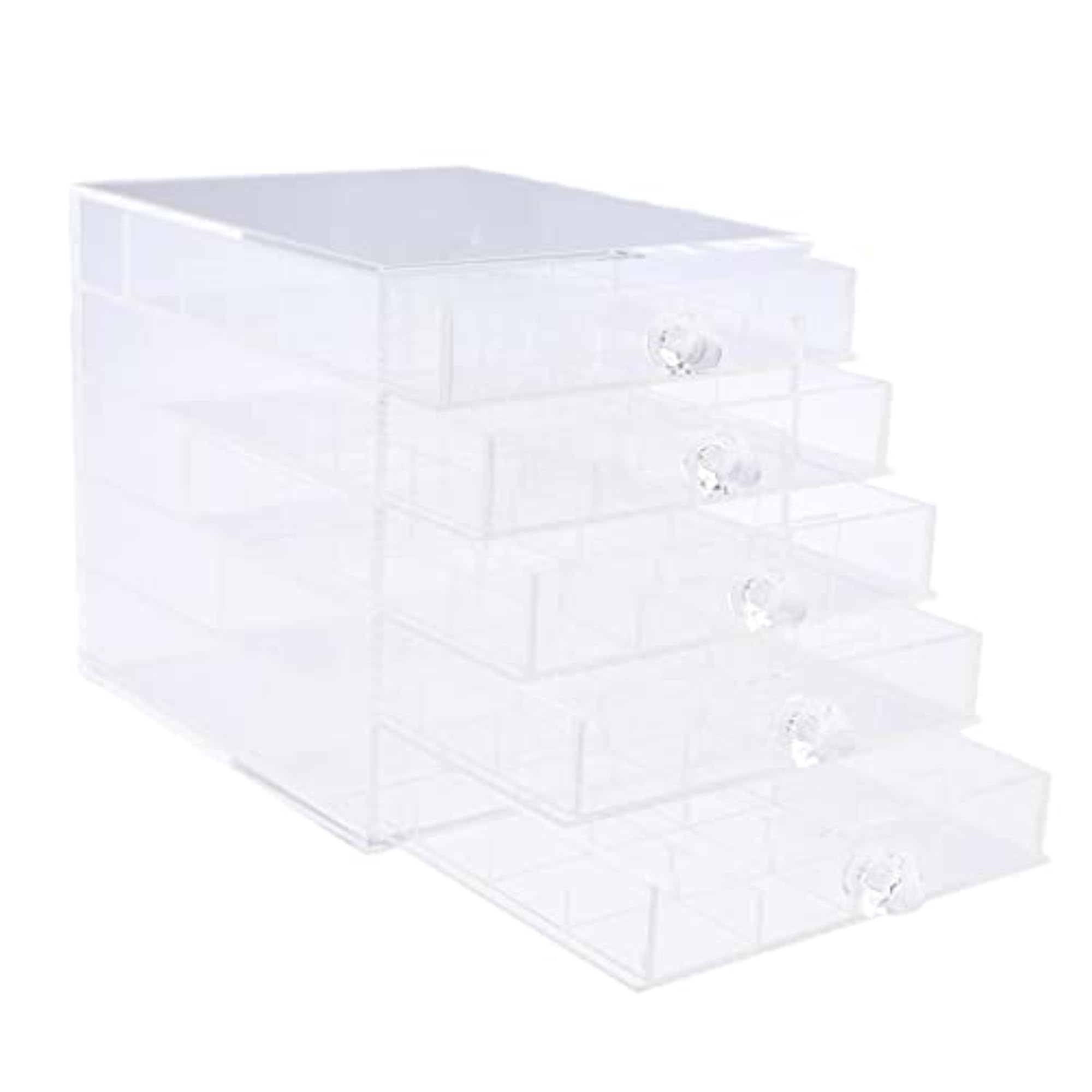 Acrylic Nail Art Glitter Storage Case, Organizer Box