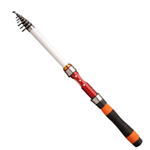 Canne à pêche télescopique carbone FRP rigide 1.8m 2.1m 2.4m 2.7m 3m
