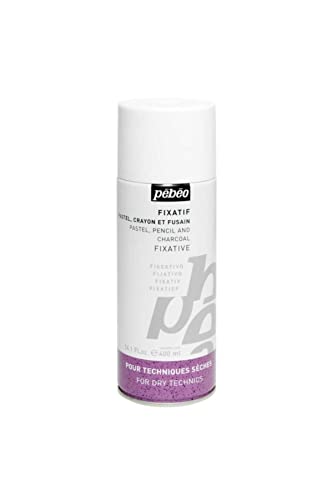 Fixatif pastels Pébéo aérosol 400ml pour dessiner en atelier et protéger ses croquis