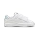 PUMA Baby-Mädchen Smash 3.0 Badges V INF Sneaker, White-Safe Lake-RED FIRE, 24 EU