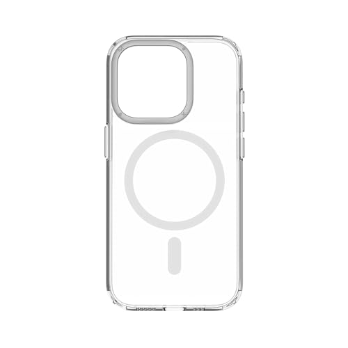 MOMAX iPhone 15 Pro Max �p �P�[�X Play MagSafe�Ή� [ �}�O�l�b�g���� �A���~�j�E�� �{�^���J�o�[ TPU�ƃ|���J�[�{�l�[�g�̃n�C�u���b�h �G�A�[�N�b�V���� �ϏՌ� ���C�����X�[�d Qi�[�d ] �A�b�v�� �A�C�t�H���P