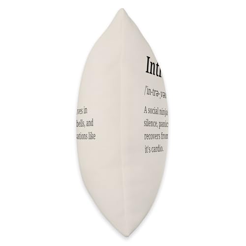 Introvert Definition Funny Introverted Social Anxiety Humor Throw Pillow