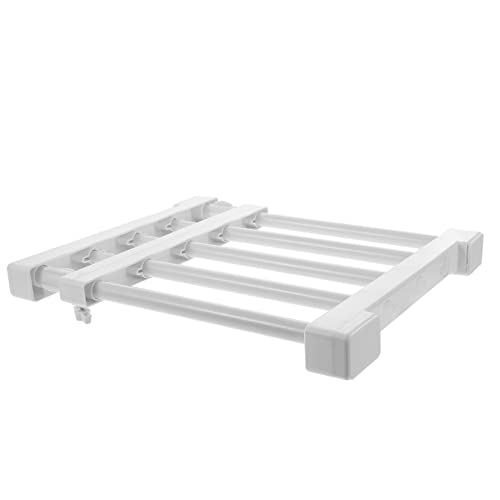 Cabilock 1Pc Versatile Storage Shelf Closet Partition Organizer for Wardrobe Clothing Rack Space Saving Fits for Closet and Home