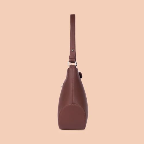 Image of ZOUK Ira Handbag | Stylish Women's Handbag | Luxury Shoulder Bag for Women | Trendy | Fancy Ladies Handbags | Small Purse for Events | Water-Resistant