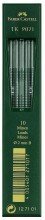 Faber-Castell Tk© - Mina Per Mine Di Caduta, 2 Mm, Grado Di Durezza: H, Colore: Nero