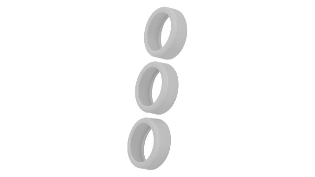 Funda de silicona para anillo inteligente, diseño delgado y elástico miniatura 7