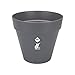 Produktbild elho Loft Urban Rund 50 - Blumentopf für Außen - Ø 48.5 x H 44.5 cm - Schwarz/Anthrazit