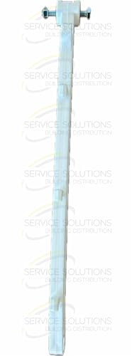 SERVICE SOLUTIONS - Maniglia in Plastica Bianca di Ricambio per Cupola MED misura 45X60 – solo Maniglia e ferramenta (Bullone e Dado) - per ricambio cupola per Finestra o Lucernario da Tetto