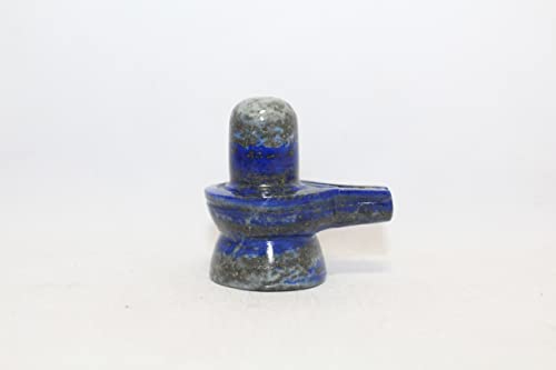 Statue Shivling authentique en lapis lazuli pour chasser le stress - 3