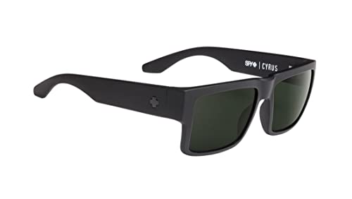 Spy Optic Cyrus Sunglasses Matte Black With Happy Gray Green Lens3