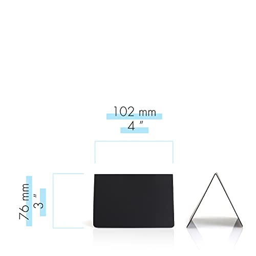 Set Of 10 Double-Sided Small Chalkboard Signs 3X4 Inches - Food Signs For Party Buffet, Mini Chalkboard Sign, Food Display Card, Tabletop Chalkboards For Kitchen, Standing Menu Boards For Wedding #TOP6