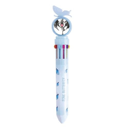 Stylo à bille rétractable multicolore fournitures scolaires Broken Armor Love Heart Wings