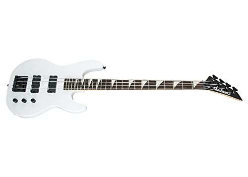 Jackson Js Series Concert Bass Js2, Snow White, Amaranth Fingerboard #TOP5