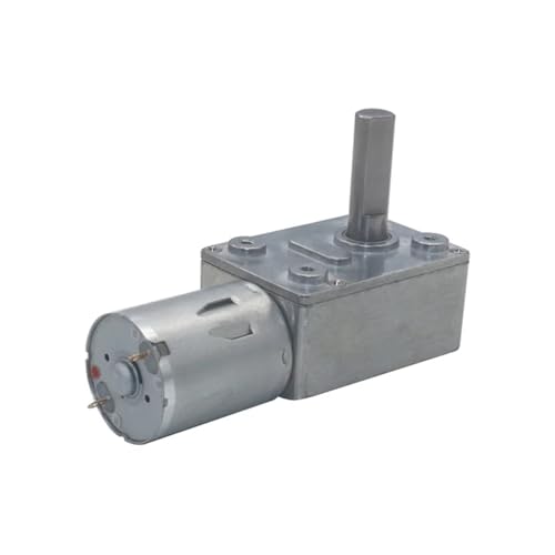 Moteur à engrenage à vis sans fin JGY370 DC 6V 30rpm avec arbre en D