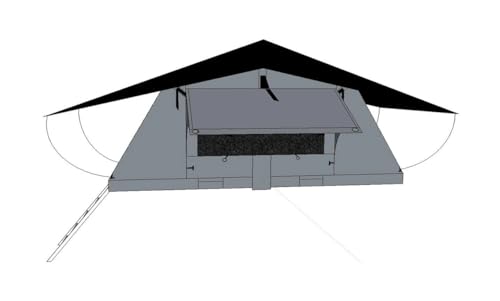 Carpa de techo para SUV 4x4 con carcasa blanda