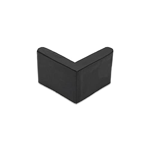 Flyshop Metal Porch Gliders L Shaped Durable Thick Rubber Angle Iron Foot Pads 4 Pcs, 1-9/16" X 1-9/16", 40Mm X 40Mm #TOP5