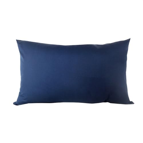 Funda de Almohada de Satén, Funda de Almohada de Seda Pura, Ropa de Cama de algodón, Fundas de Almohada for el hogar, Hotel, Funda de Almohada Larga for Dormir(7,30X50CM)