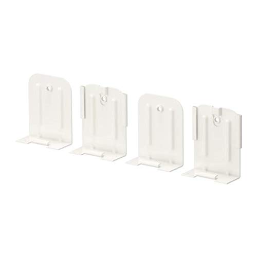 IKEA 003.358.85 Skadis - Conector para ALGOT (4 unidades), color blanco