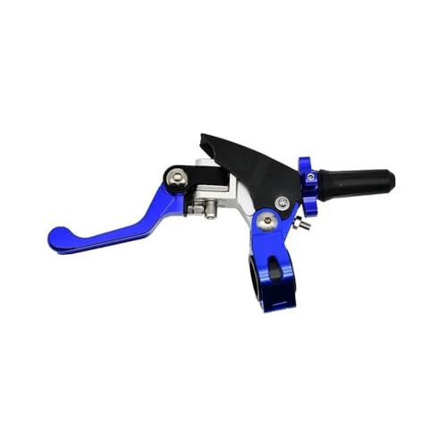 Poignée de frein d'embrayage pliante CNC moto bleu pour CR125R CRF250R
