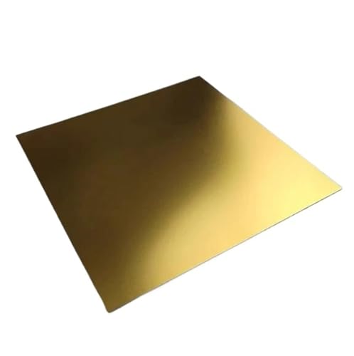 Plaque alu 5052 anodisé or 0.8mm haute précision pour gravure laser durable