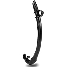Diving Snorkeling Tube, Comfortable to Use Comfortable Mouthpiece Easy Breath PVC Diving Snorkel for Diving Black