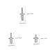 SOLUSTRE 130pcs Aluminum Core Rivets Kit Round Head for Household and Industrial Applications Knock Type Expansion Fasteners