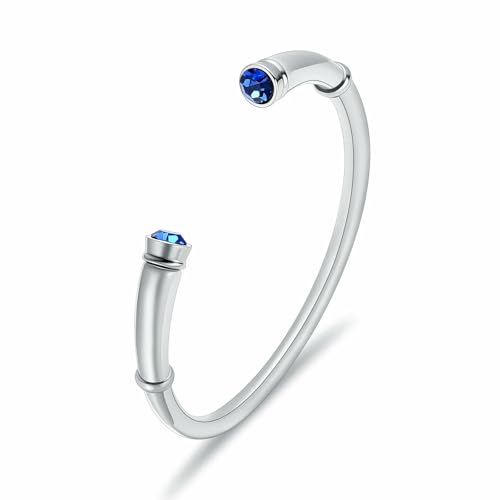 Bracelet de crémation en cristal incrusté, bijou commémoratif et urne étanche en acier