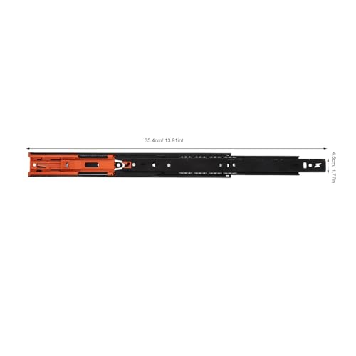 Correderas de extensión completa AKOOSY de tres etapas para guías de cajón 3