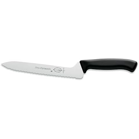 F. DICK - ProDynamic Sandwich Knife - Offset bread knife with 7’’ blade & 56 HRC - Ideal for cutting bread - NSF Certified - High carbon - Ultra Sharp - Ergonomic handle - Made in Germany Cover