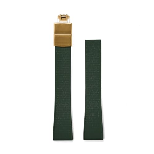 ���U�C�N CTS ���v�X�g���b�v 20mm 22mm �N�C�b�N�����[�X �X�v�����O �N���X�v �o�b�N�� �_�C�o�[�ƌ݊������� �����b�N�X �f�C�g�i �J���e�B�G FKM ���o�[���v�o���h�ƌ݊�������(Green-Gold Buckle,20mm)