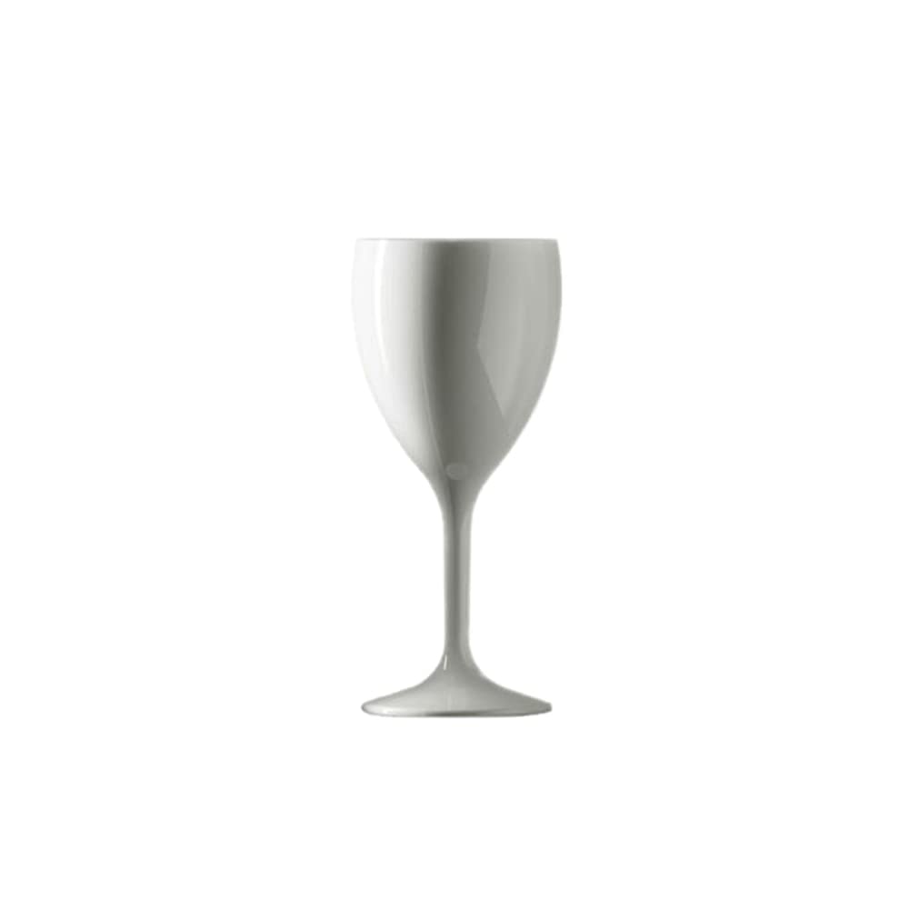 We Can Source It Ltd - White Polycarbonate 11oz Elite Premium Wine Glass - Virtually Unbreakable - Pack of 1