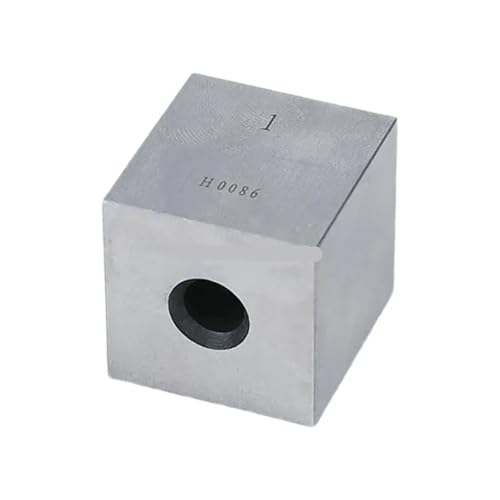 Industrial Carbon Steel Gage Block Calibration Instrument Rectangular Form with Center Hole for Workshop Equipment Care