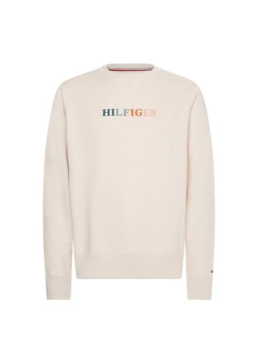 Sweat-shirt col rond homme Tommy Hilfiger avec broderie exclusive Rainbow