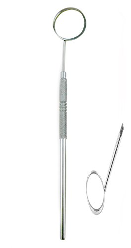 ZZZRT High Quality Stainless Steel Dental Inspection Mirror with 1 Free Mirror