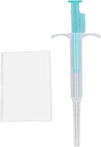 Haustier ID Microchip, tragbare leichte Haustier Microchip Implant Kit für Katzen Hunde Kaninchen Kuh Schwein Mikrochip Implantat Kit für die Verwaltung und Verfolgung von Tieren(1.4x8mm)