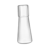 F Fityle Nachtwasserkaraffe und Glas Set, Saftkrug Wasserkanter Tumbler Karaffe Krug für Tischparty Küche