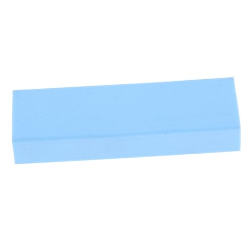 GRIRIW Stone Cleaning Block Blue Rubber Abrasive Eraser for Stubborn Limescale Hard Water Rings and Stains Kitchen and Bathroom Fixtures Compact Design
