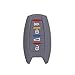 Produktbild CORCI Autoschlüsselhülle Silikon Auto Schlüssel Fall Abdeckung Für Great Wall Für Haval H2 H6 H7 H8 H9 H2S M6 C50 Schlüsseltasche(Grau)