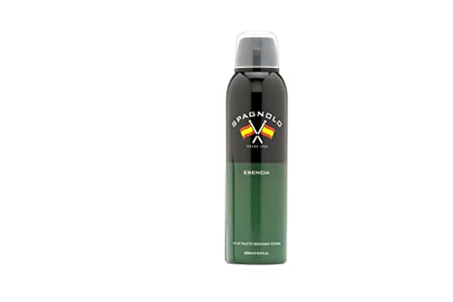 SPAGNOLO - Esencia 200 ml, Desodorante Hombre Spray, Desodorante para Todo Tipo de Piel, Protección de Larga DuraciónDeodorant Hombre, Fragancia Fougère Amaderada