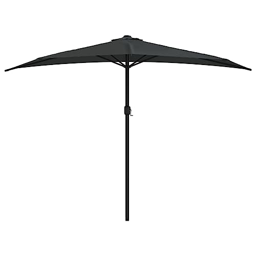 Parasol de balcon premium CLSDRZC avec pôle rigide aluminium