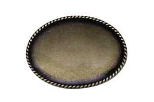 Unleash Your Creativity: Tandy Leather Oval Rope Edge Buckle Blank for Custom DIY Designs