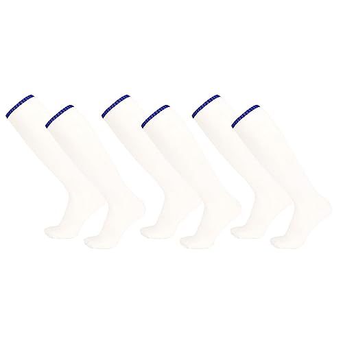 RNTOP Kids Boys Girls Soccer Socks 3 Pairs Toddler Baby Knee High Socks Breathable Mid Calf Socks Seamless (K, One Size)