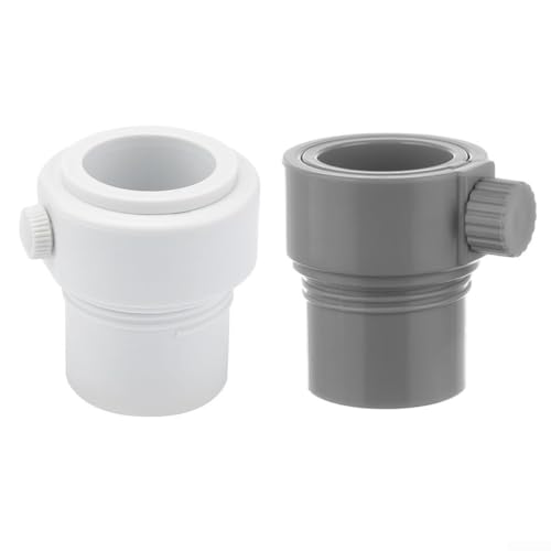 Stabilizzatore per ombrellone da piscina progettato per 1 palo da 5 e 1 35, protezione affidabile contro il ribaltamento (bianco + grigio)