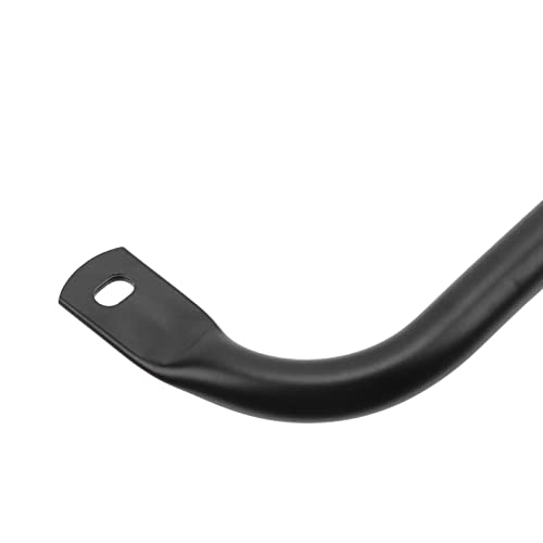 KIMISS Motorcycle Rear Rack, for Vespa GTS 300, Black Luggage Case Holder, Sissy Bar Shelf & Top Case Carrier Support, Universal Replacement