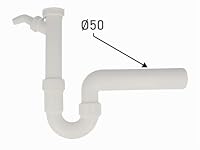 Viega Röhrengeruchverschluss für Spülen A 1 1/2Zoll, B 50 mm, 1 Stück, VIE102838 – Ansicht 2