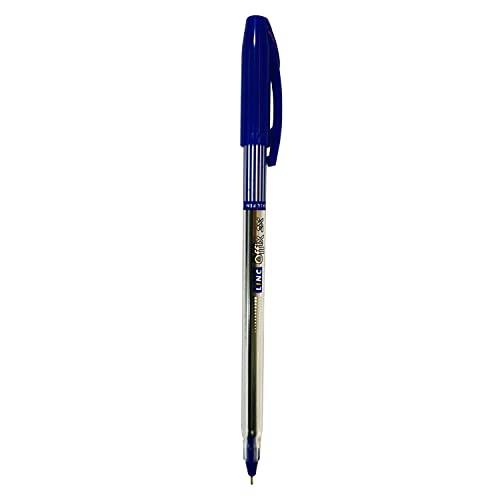 Image of Linc Ocean Classic Gel Pen, Blue, 25 pcs & Linc Offix 2X Lightweight Ball Pen Jar