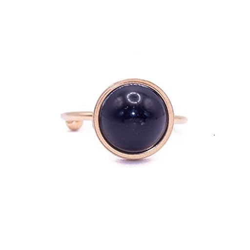 ZARZAMORA Anillo Mujer Acero Inoxidable Dorado y Piedra Natural - Ajustable con Piedra Protectora Energetica Curativa de Protección Anillos con Gema Semipreciosa (Obsidiana) | Ya disponible en tu tienda friki favorita! En mundofriki.es! ZARZAMORA Anillo Mujer Acero Inoxidable Dorado y Piedra Natural - Ajustable con Piedra Protectora Energetica Curativa de Protección Anillos con Gema Semipreciosa (Obsidiana) | Ya disponible en tu tienda friki favorita! En mundofriki.es!